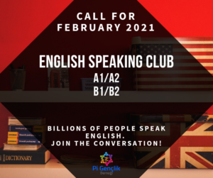 İngilizce Konuşma Kulübü Kayıt Formu (Şubat 2021)